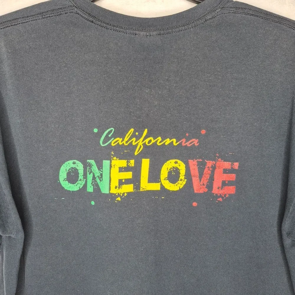 Vintage Y2K Rollin SD California One Love T Shirt Size‎ XL